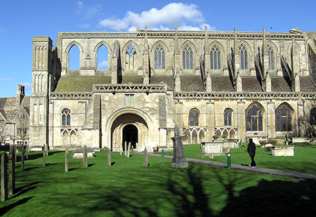 Malmesbury Abbey King Aethelstan buried