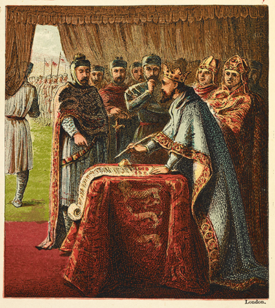 king john signing the magna carta